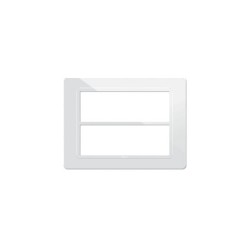 PLAQUE TECHNOPOLYMERE 44 RECTANGULAIRE BLANC 6+6 MODULES|sfh|bb23b9fd1efa|