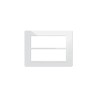 PLAQUE TECHNOPOLYMERE 44 RECTANGULAIRE BLANC 6+6 MODULES|sfh|bb23b9fd1efa|
