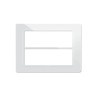 PLAQUE TECHNOPOLYMERE 44 RECTANGULAIRE BLANC 6+6 MODULES|sfh|74acccc1eb1c|