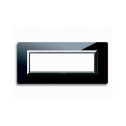 PLAQUE VERA 44 RECTANGULAIRE EN VERRE NOIR ABSOLU 7 MODULES|sfh|6637b3e85ae5|