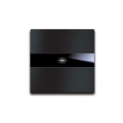 PLAQUE TOUCH 44 CARRÉE ALUMUNIUM ANTHRACITE BROSSÉ 2 MODULES|sfh|ba57de3b2c10|