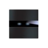 PLAQUE TOUCH 44 CARRÉE ALUMUNIUM ANTHRACITE BROSSÉ 2 MODULES|sfh|7d96ea9aed8c|
