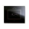 PLAQUE VERA 44 TOUCH RECTANGULAIRE NOIR ABSOLU POUR PRISE COULISSANTE|sfh|10a26abb21a6|