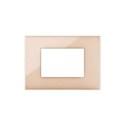 PLAQUE YOUNG 44 RECTANGULAIRE SABLE 3 MODULES|sfh|566badcb753b|