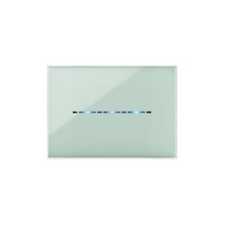 PLAQUE YOUNG TOUCH 44 RECTANGULAIRE VERT SAUGE 3 MODULES|sfh|ec237487f563|
