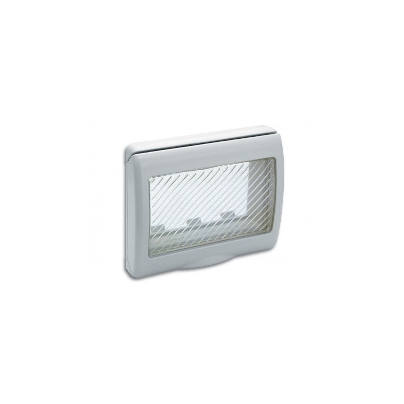 PLAQUE ETANCHE ENCASTREE RECTANGULAIRE 1-3 MODULES S45 BLANC|sfh|d35f8b18f8c4|