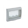 PLAQUE ETANCHE ENCASTREE RECTANGULAIRE 1-3 MODULES S45 BLANC|sfh|11a14be2247b|