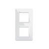 PLAQUE TECHNOPOLYMERE 44 CARRÉE BLANC 2+2 MODULES|sfh|acd2e101f8ee|