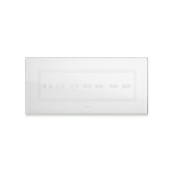 PLAQUE VERA 44 TOUCH RECTANGULAIRE BLANC 7 MODULES 7 COMMANDES|sfh|04e09fb5e29a|