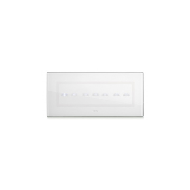 PLAQUE VERA 44 TOUCH RECTANGULAIRE BLANC 7 MODULES 7 COMMANDES|sfh|04e09fb5e29a|