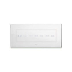 PLAQUE VERA 44 TOUCH RECTANGULAIRE BLANC 7 MODULES 7 COMMANDES|sfh|c8365db97418|