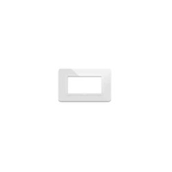 PLAQUE TECHNOPOLYMERE 44 RECTANGULAIRE BLANC 4 MODULES|sfh|ae30620f5e32|