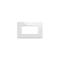 PLAQUE TECHNOPOLYMERE 44 RECTANGULAIRE BLANC 4 MODULES|sfh|a6778a27ee71|