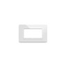 PLAQUE TECHNOPOLYMERE 44 RECTANGULAIRE BLANC 4 MODULES|sfh|de6b6bbd6981|