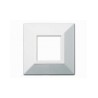 PLAQUE ZAMA 44 CARRÉE BLANC METALLISÉ 2 MODULES|sfh|5514ae1e9c86|