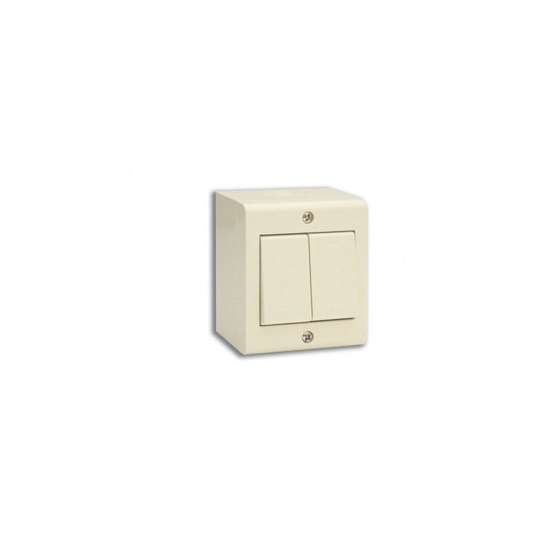 BOITE APPARENTE 2 MODULES S45 IVOIRE|sfh|4f0284a2cd87|