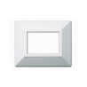 PLAQUE ZAMA 44 RECTANGULAIRE BLANC METALLISÉ 3 MODULES|sfh|96420d82d72a|