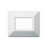 PLAQUE ZAMA 44 RECTANGULAIRE BLANC METALLISÉ 3 MODULES|sfh|bb9624485b8d|