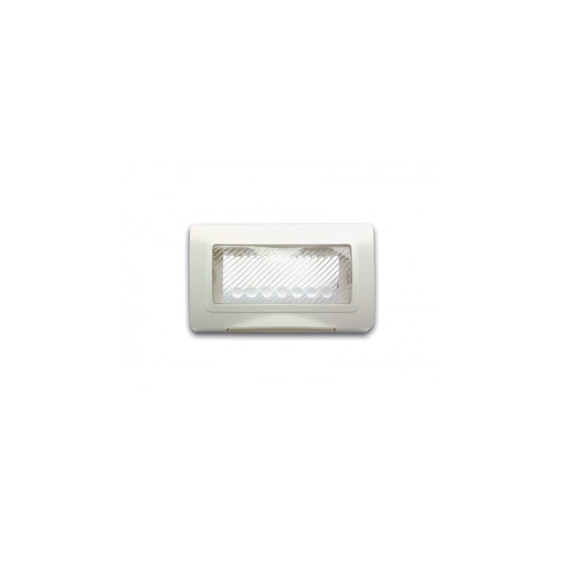 PLAQUE ETANCHE ENCASTREE RECTANGULAIRE 4 MODULES S44 BLANC|sfh|2843bc226b8e|