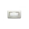 PLAQUE ETANCHE ENCASTREE RECTANGULAIRE 4 MODULES S44 BLANC|sfh|2843bc226b8e|