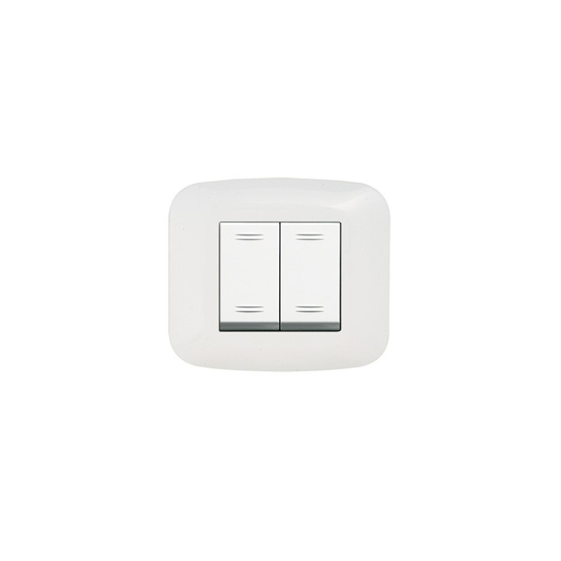 PLAQUE YES 45 CARREE BLANC 2 MODULES|sfh|c52708db92e2|