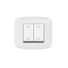 PLAQUE YES 45 CARREE BLANC 2 MODULES|sfh|c52708db92e2|