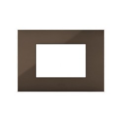 PLAQUE YOUNG 44 RECTANGULAIRE MARRON 3 MODULES|sfh|601a55e8311b|