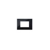 PLAQUE YOUNG 44 RECTANGULAIRE CHARBON FONCÉ 3 MODULES|sfh|121768717144|
