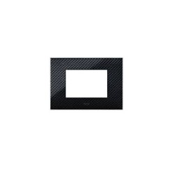 PLAQUE YOUNG 44 RECTANGULAIRE CHARBON FONCÉ 3 MODULES|sfh|7d98d9b47279|